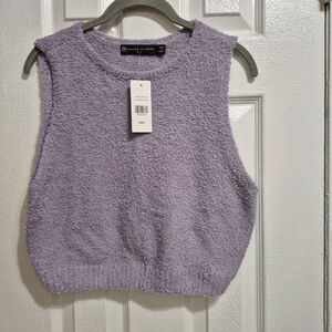 Women's Fashion to Figure Lavender Cuddle Halter Tank & Jogger Set 0X
